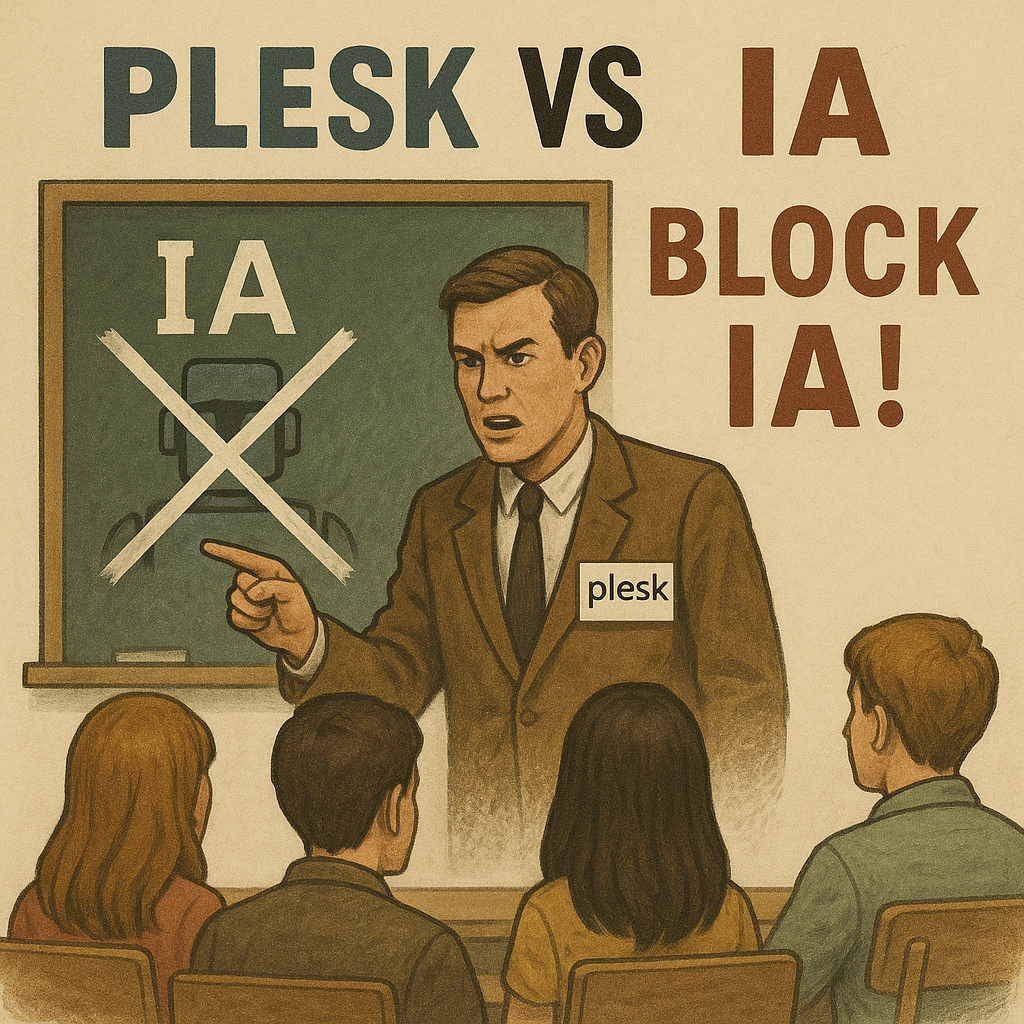 Gestion des IA sous Plesk Web 3/3